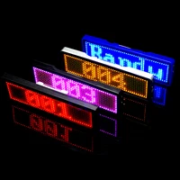 

Factory Price high quality programmable programmable message flashing LED Badge