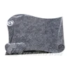 Lavender Blue Granite Scroll Shaped Headstones