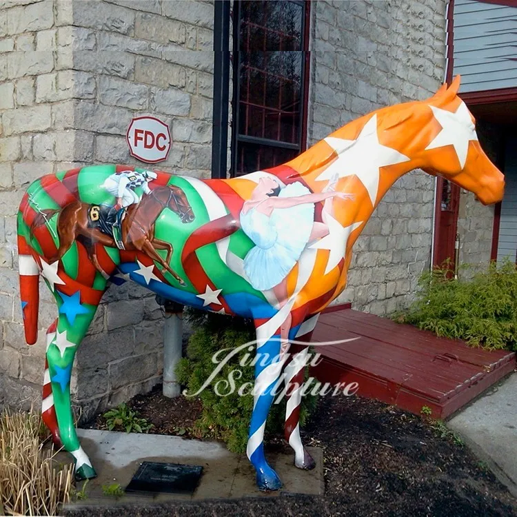 life size resin horse