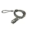Black access a locked computer cable lock for DELL for HP