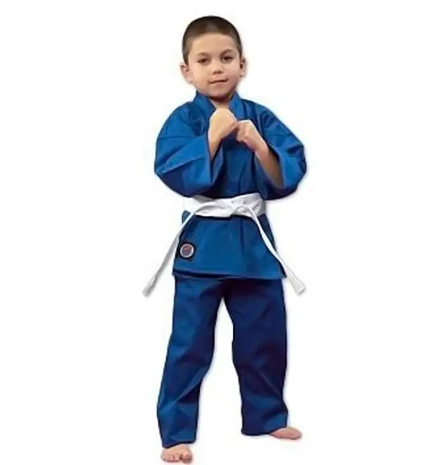 FLUORY Karate Uniform with Belt White Karate Gi for Adult & Children ...