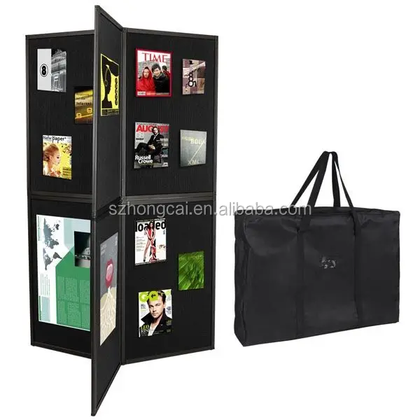 
Fabric folding panel banner stand 8pcs/set poster wall board 