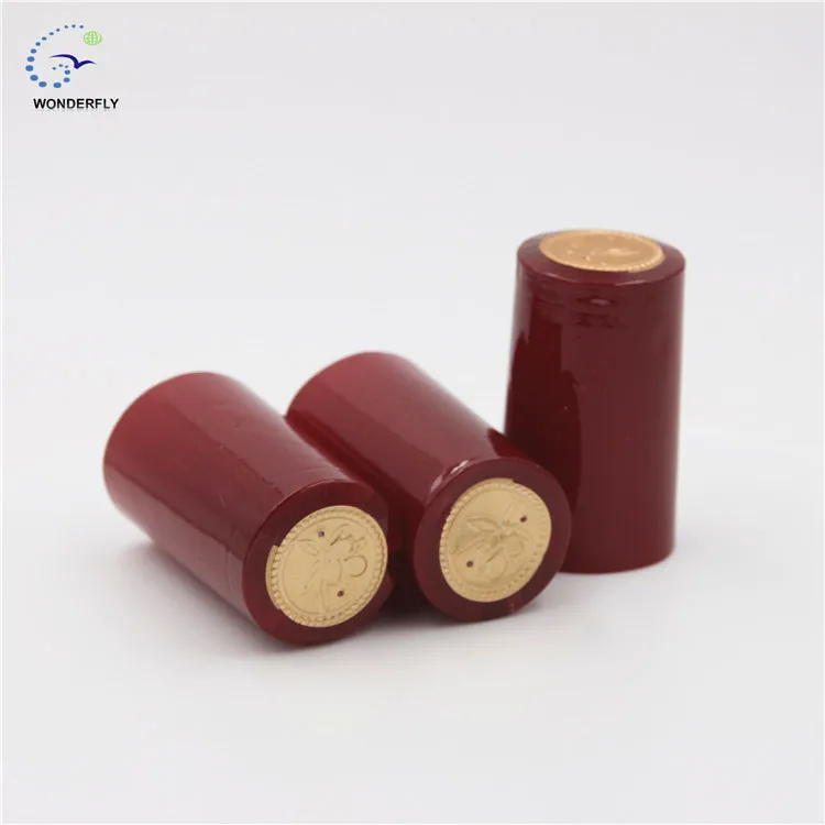 Custom Plastic Wine Heat Shrink Sleeve Bottle Cap Seal/shrink Label