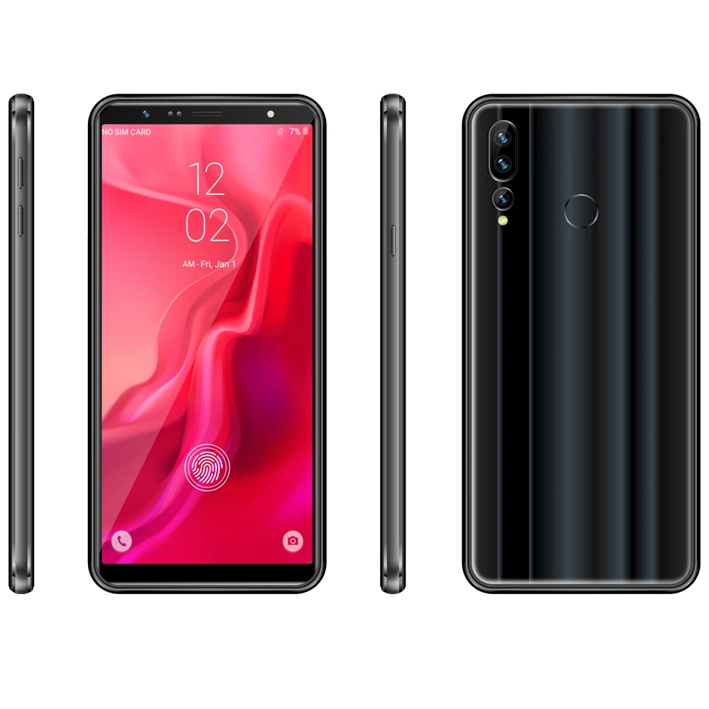2019 New Big Screen 4g Android Smart Phone 6.1inch 4g+64g Custom Mobile Phones Nova4 Smartphone