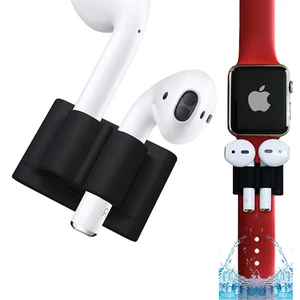 For Apple AirPod Headphone Silicone Holder Clip Wireless Earphone Stand Case for Apple Watch Sport Hook Clip Anti-lost