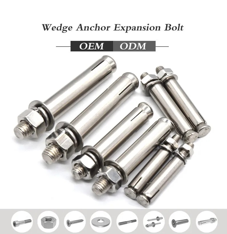 M6 M10 M12m14 M18 M16 M22 M24 Expansion Anchor Bolt Weight Grade 8.8 Buy 10mm 12mm 16mm 20mm