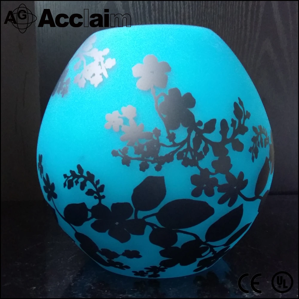 Moderne eenvoudige handgeblazen fancy ontwerp vaas glas ...