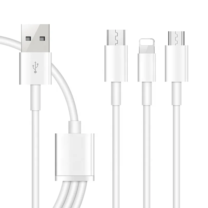 

Free shipping Mobile Accessories Universal Multi Usb Charger 3In1 Usb Cable Usb-C Charging Cable