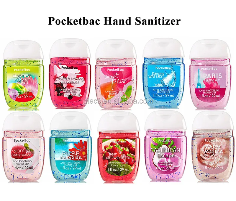 2018 Mini Hand Sanitizer 30ml Antibacterial Pocketbac Sanitizing Gel