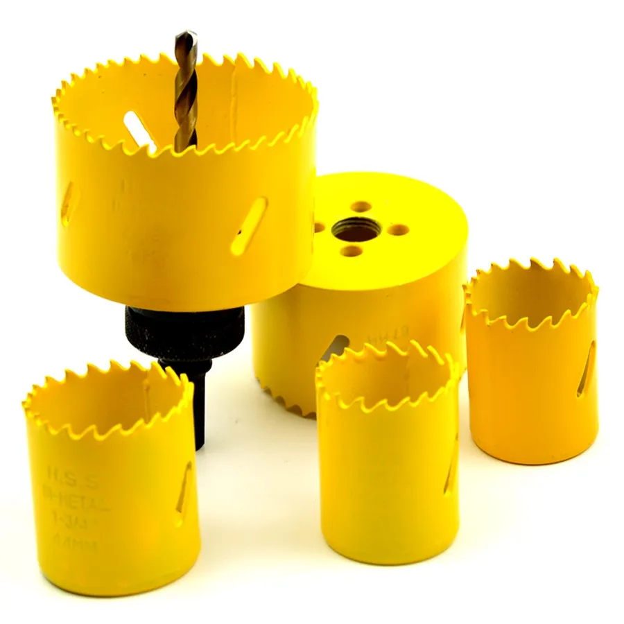 9pcs 22mm73mm Hole Saw Sets,Hss Bimetal Holesaw Cutter With Arbor 2