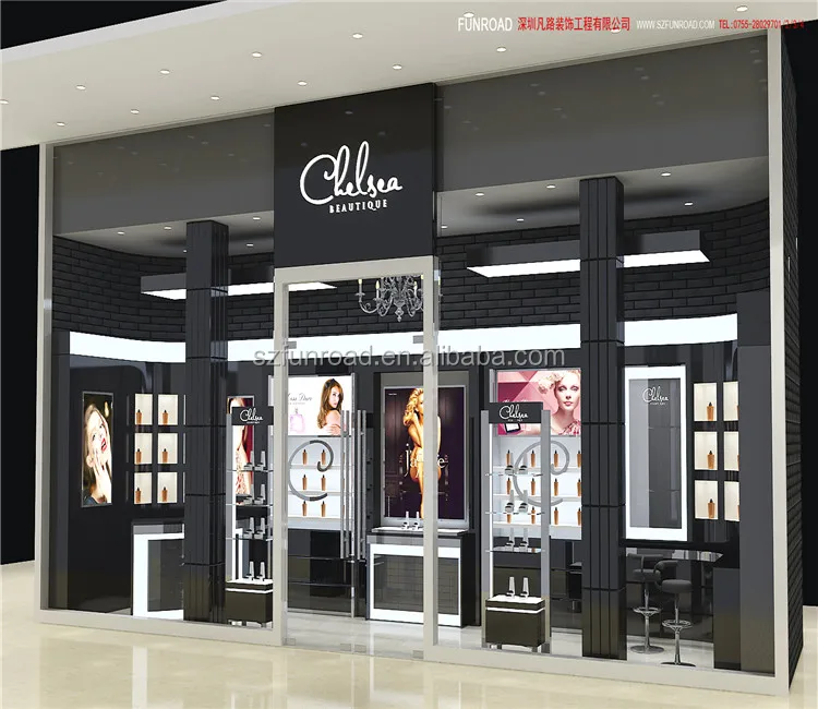 cosmetic shop decoration make up store interior design with display