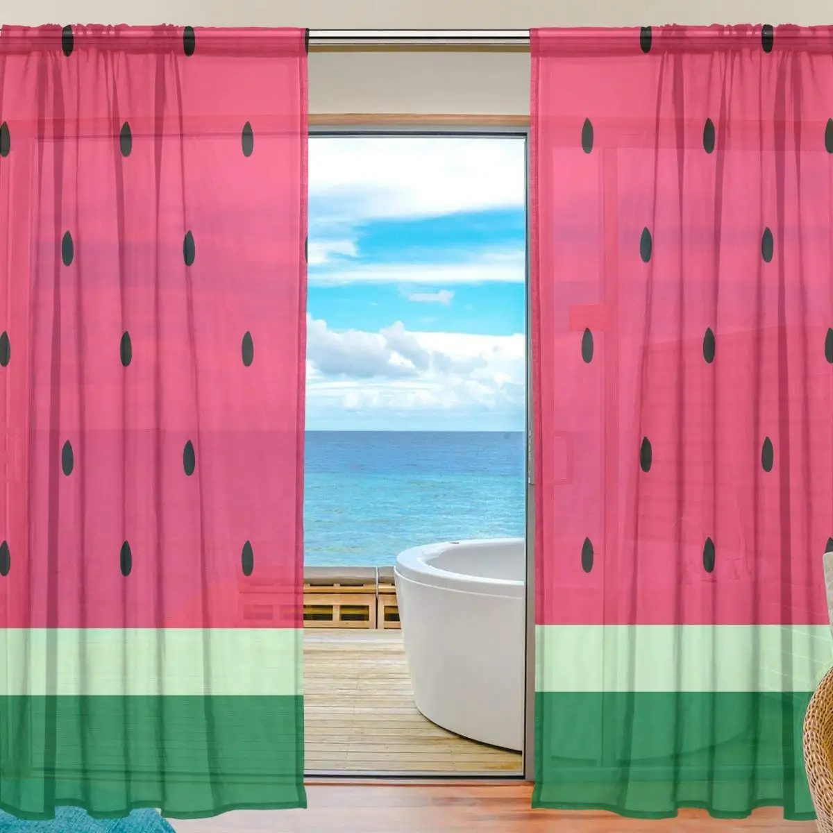 Home Textiles Vantaso Sheer Curtains 78 Inch Long Cute Sloth