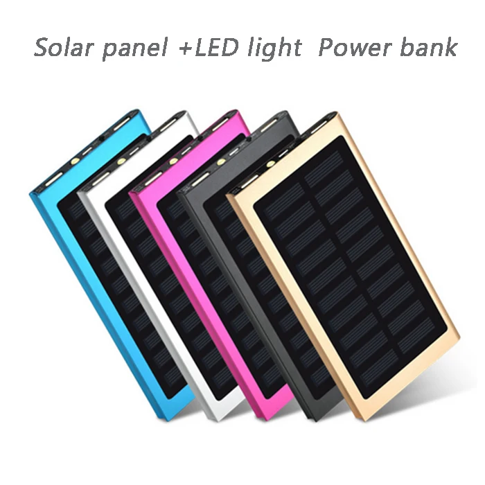
Solar Charger Cell Phone Mobile Solar Power Bank 20000mah Power Bank Mobile Power Supply 