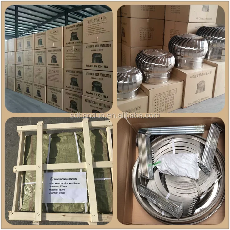 Powerless Diameter 150mm Roof Vent Pipe Cover For Fresh Air Intake