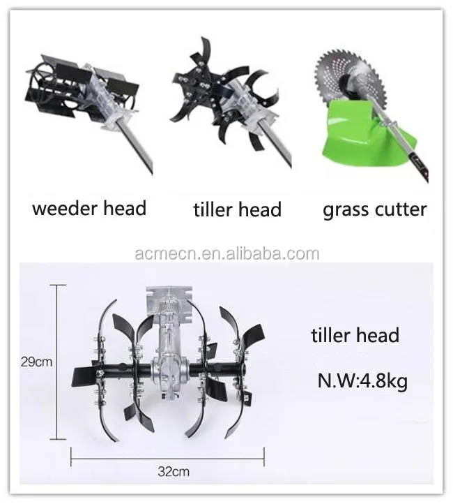 Agriculture Weeding Machine Gasoline Power Weeder Brush Cutter Tiller