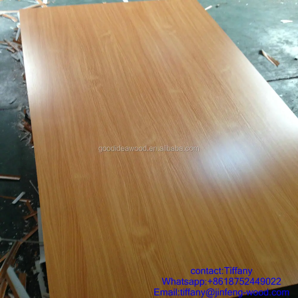 
high quality titanium white rough fiish 8mm thickness MDF and Melamine MDF 