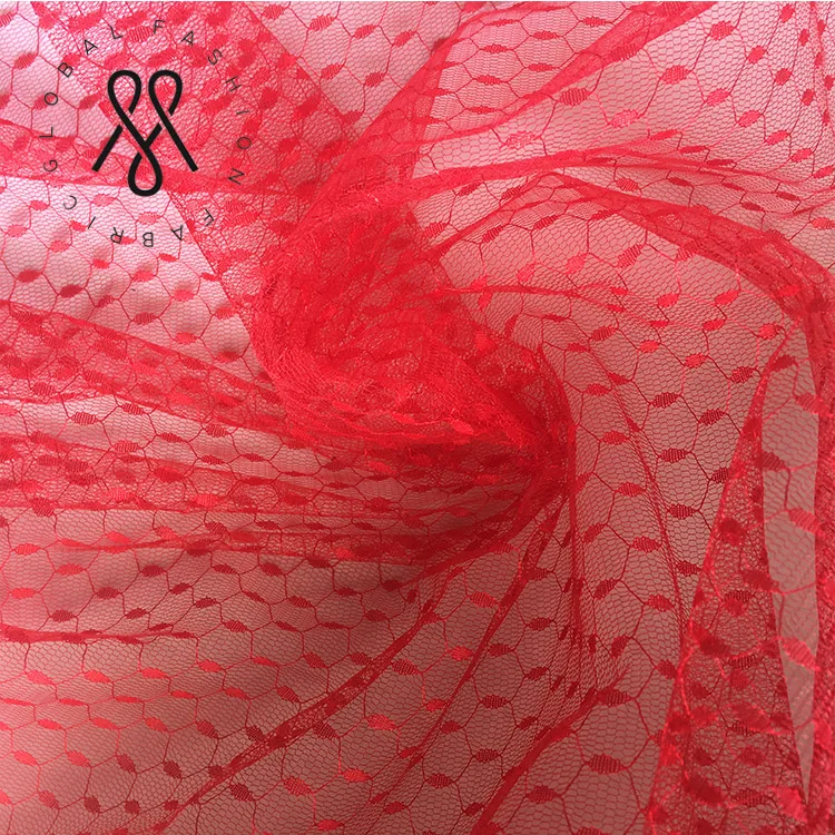 Wholesale Knitted Gold Hexagonal Mesh Fabric For Dresses/decorating For