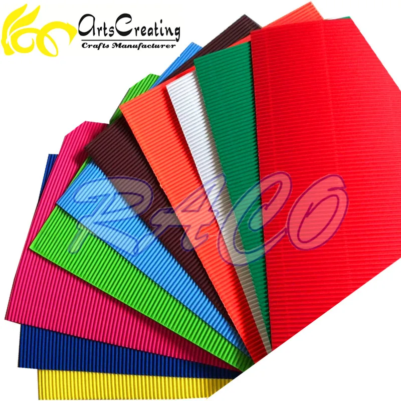 A4 Corrugated Paper Virgin Pulp Style Fluting Paper Diy Craft