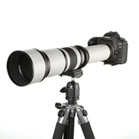 

Good quality 650-1300mm f/8-16 long range camera lens with 2x Teleconverter (=650-2600mm)