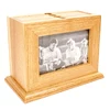 Shabby Rustic Wooden Picture Frame Box with Pull out Album