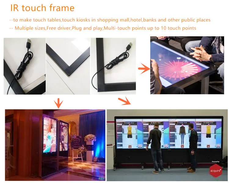 Ir touch frame