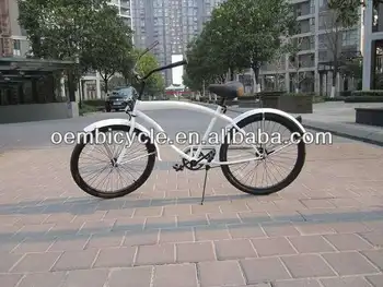 all white bicycle