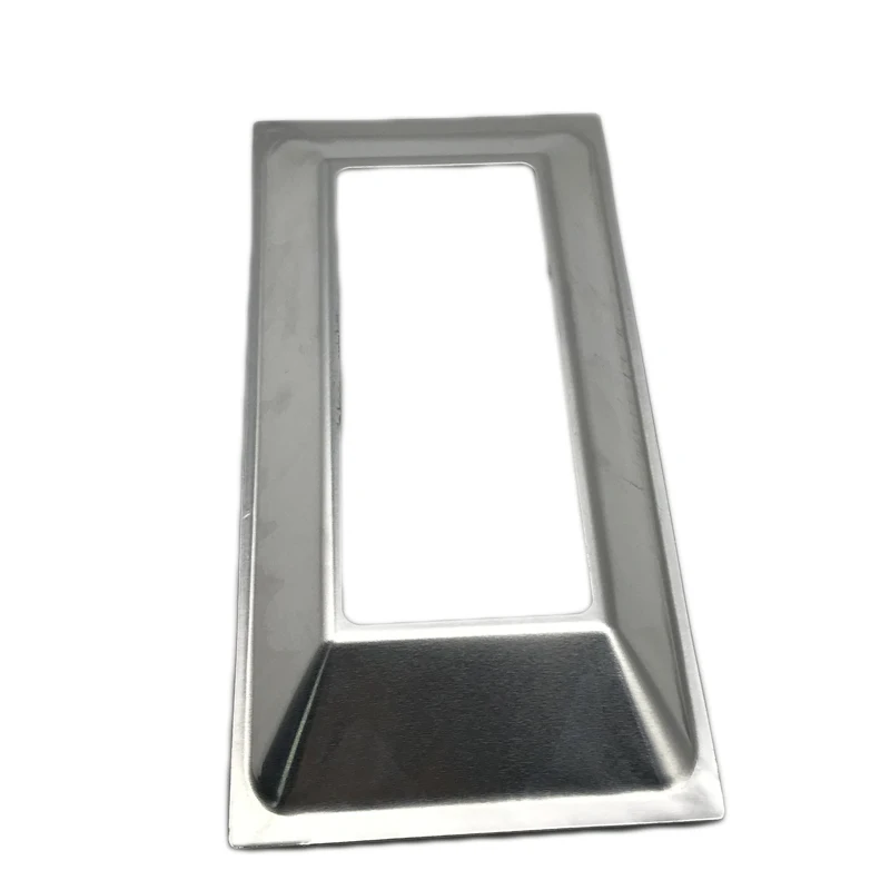 Custom OEM Flat Sheet Metal Aluminum Led Light / Cob Reflector Cover