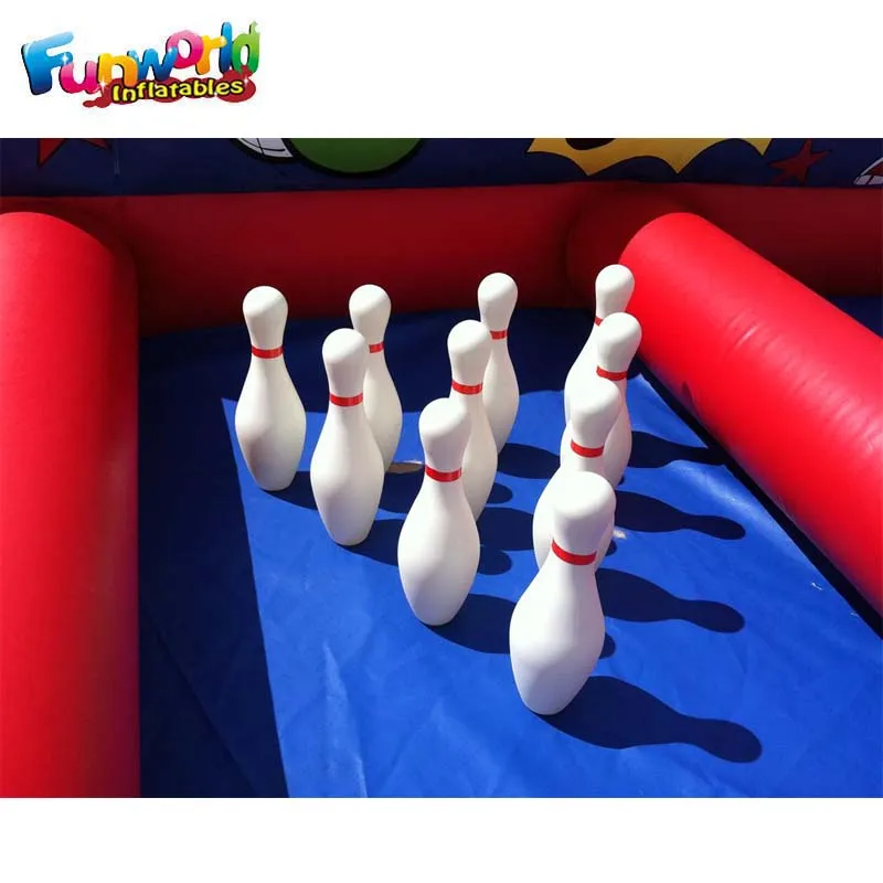 big inflatable bowling pins