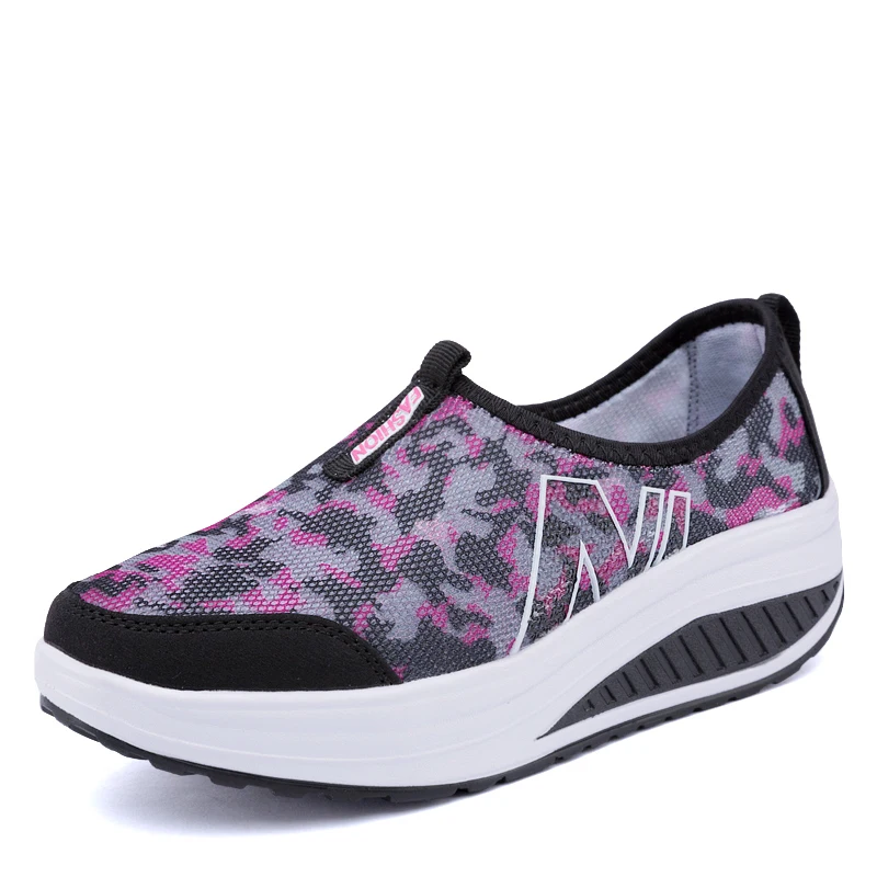 

Women Fashion Rocking Shoes Ladies Comfortable Shoes, As the pictures