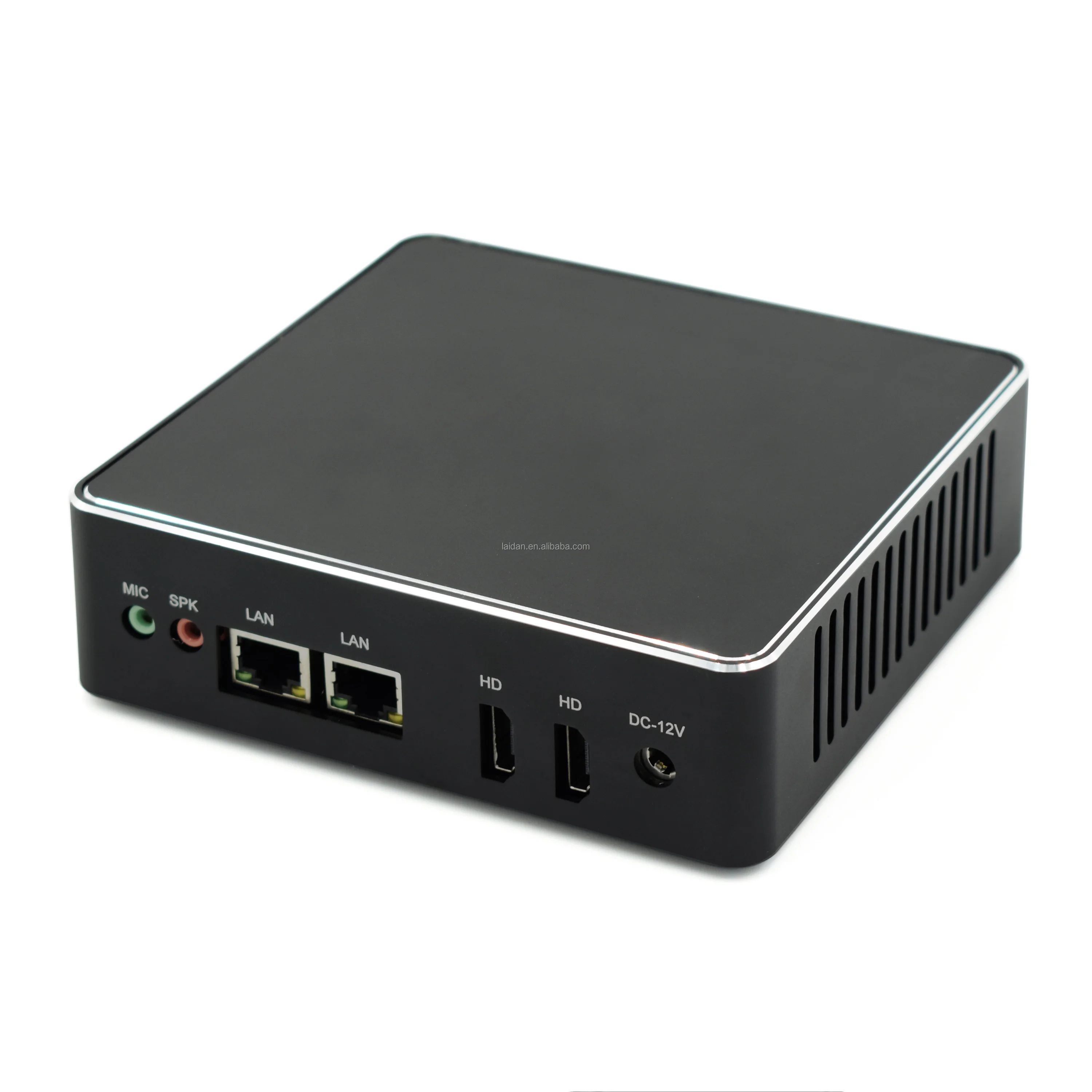 

celeron n3160 j3160 win7 win8 win10 barebone desktop fanless mini pc with dual lan dual HD display