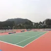 User friendly design polyurethane sports surfaces plastic flooring tennis court with ITF certificate
