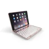 F8S Mini Clamshell Case with 7 Colors Backlit Wireless Bluetooth Keyboard Protective Cover for iPad Mini 2/3