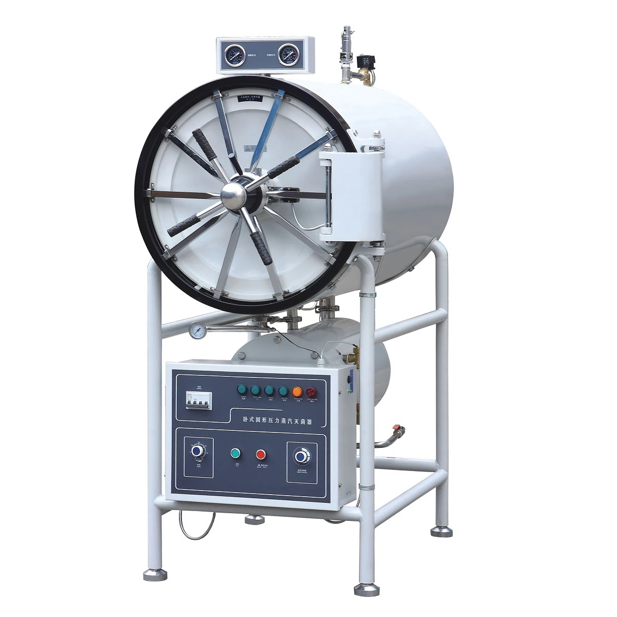 Horizontal Cylindrical Pressure Steam Sterilizer Autovlave BJ Series