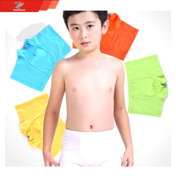 Pure Color Kids Panties 100 Cotton Young Boys Underwear Wholesale - Buy ...