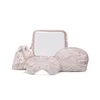 Recycled Lace Fabric Zipper Pouch Jewelry Travel Organizer Makeup Bag