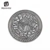 custom 3D country state antique silver metal coin euro