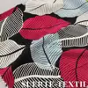 Custom multi color leaves pattern viscose 100%rayon fabric price per meter in pakistan