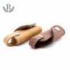 Simple custom unisex genuine leather magic keychain key holder