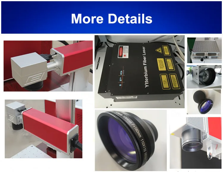for tools ,plastic and auto parts 30W IPG mini Fiber Laser Marking Machine
