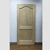 Pine Solid Wood Entry Door Without Painting Natural Wood Grain Hot Sale Design in 2018
