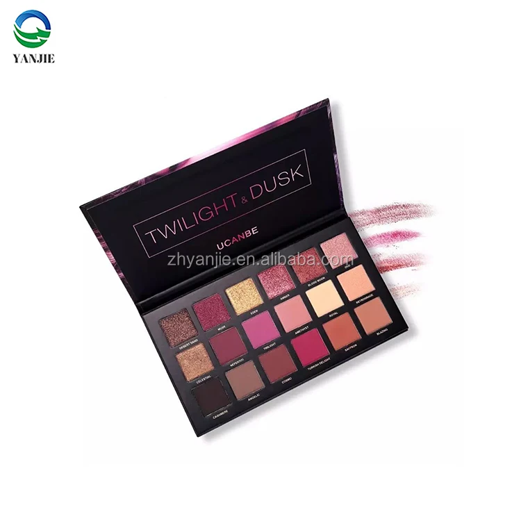 

Ucanbe new 18 color rose gold eye shadow makeup palette, N/a