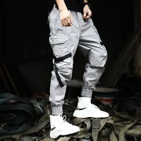 

custom printing camo Big pocket cargo pants men Slim Fit Track pant streetwear joggers