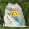 Cheap Price Drawstring Frosted Recycled Plastic Backpack