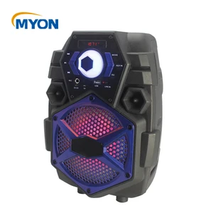 Wireless Multimedia Trolley Speaker LED Light