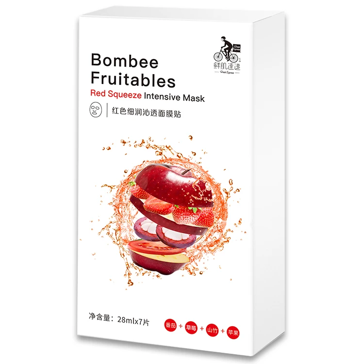 

OEM ODM custom vitamin C hyaluronic acid fresh vegetable fruit vitamin c Whitening facial mask