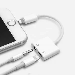 2 1 Lightning to 3.5mm Headphone Audio Jack Adapter Charger