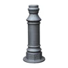 Used Decorative Antique sand blasting Cast Aluminum Street Light Pole by drawing
