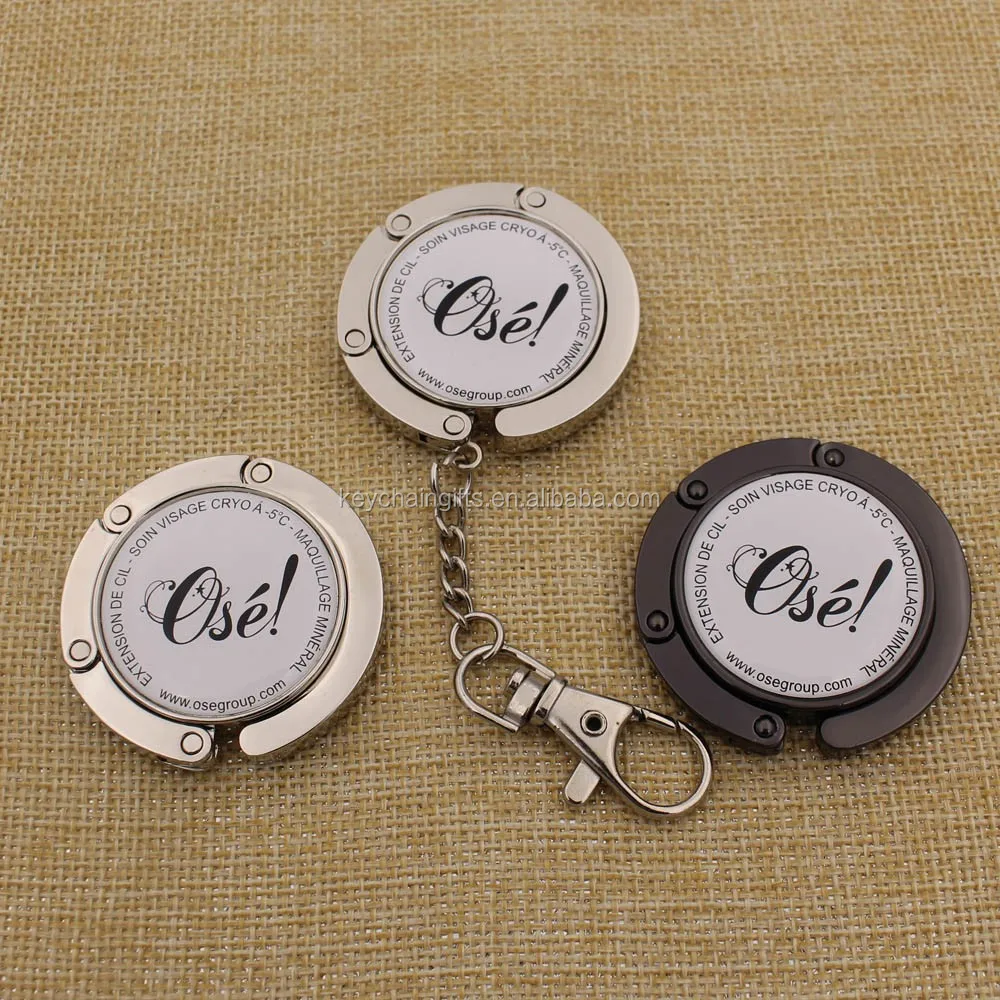 Custom Logo Folding Bag Holder Purse Hook Handbag Hanger,Handbag Hanger