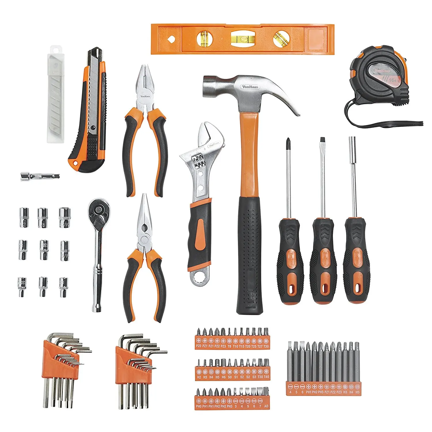Household Toolkit Allinone Portable Toolbox Set 100pcs Repairing
