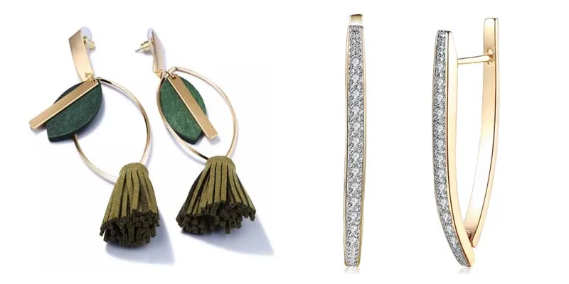 Trending Products 2018 New Arrivals Copper Alloy Zircon Jewelry Set 